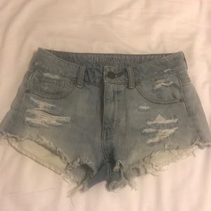 American Eagle | Distressed Denim Shorts